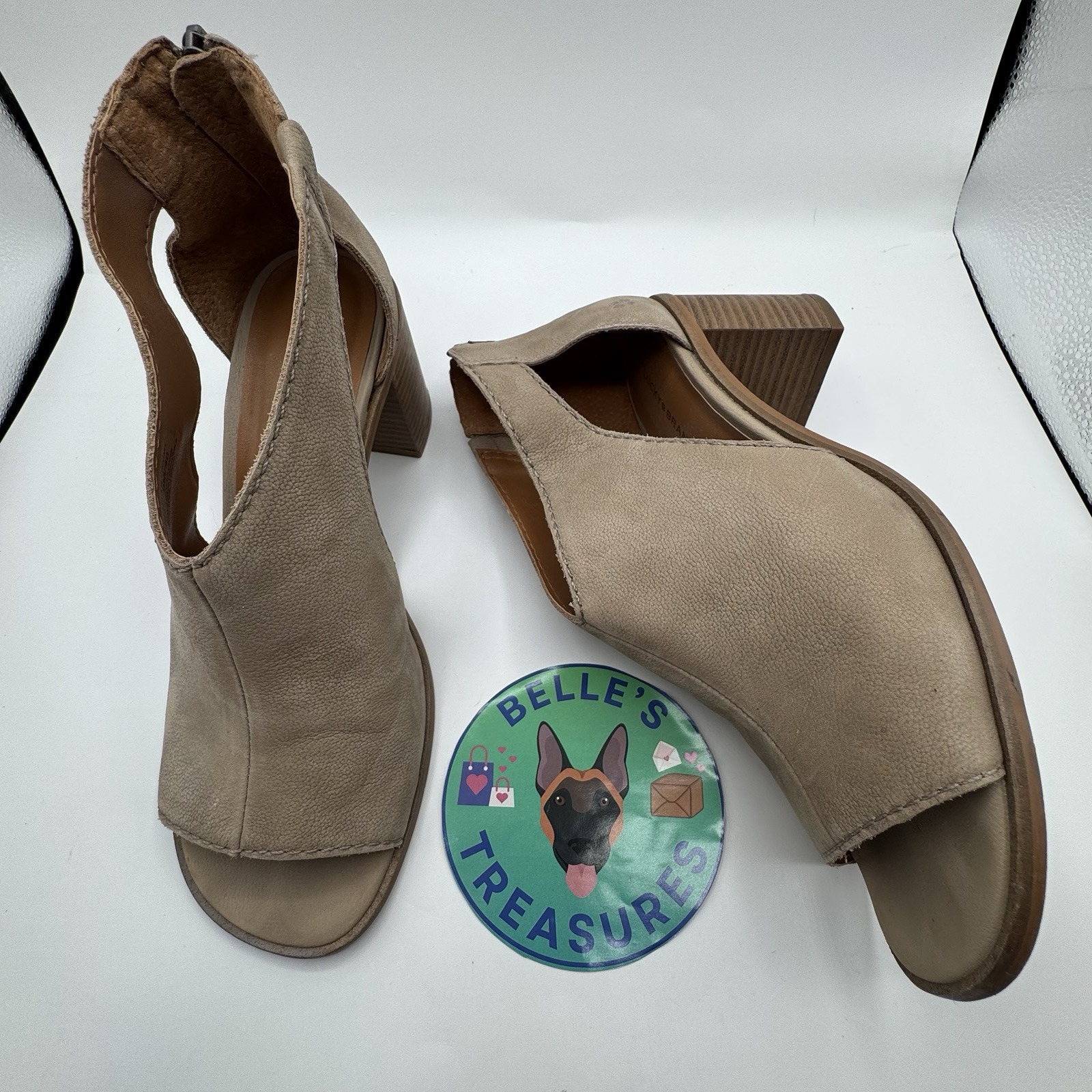 Lucky Brand Tan Heeled Boots